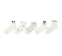 Joyxien 5 pares: calcetines náuticos simples, delicados, tridimensionales, delgados, casuales y cómodos, versátiles para mujer, R8676 Happy Puppy, Altoa única