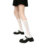 Joyxien Calcetines de pantorrilla para mujer, estilo japonés, finos, simples, delicados, duraderos y cómodos - R8650 Don't wait for the stars