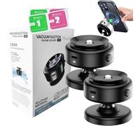 Joyye 360 Rotatable Car Magnetic Phone Holder, 360° Rotation Sucker Magnetic Phone Holder, Joyye 360 Degree Rotatable Car Magnet, for All Smartphones (2pcs-Black)
