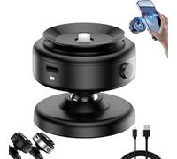 Joyye 360 Rotatable Car Magnetic Phone Holder, Electric Suction Cup Vacuum Magnetic Car Phone Mount, Powerful Suction Portable Phone Holder For All Smartphones (Black)