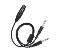 Joyzan Cable Adaptador Auriculare Aviación, General Helicóptero XLR Twin Plug Enchufe Doble Hembra 5Pine Aviación Audio Convertir Portátile Clavija Audífono Avione Duradero Aviation Repuesto