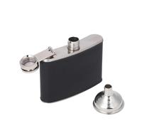 Joyzan Frasco Whisky de Vino Acero Inoxidable, Petaca Personalizada Alcohol Paleta Camping Petacas Personalizado para Hombres Hip Flask Escalada Stanley Inoxidable Botella Conducir Fugas con Embudo
