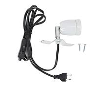Joyzan Lámpara de Calor, Luz Crecimiento Adaptador con Enchufe Portalamparas Ceramico E27 Casquillo Lampara de Calor Punto Interruptor Cerámica E27 Flexible para Anfibios Tortugas Lagarto Camaleón