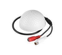 Joyzan Micrófono CCTV, Cámara CCTV con Microfono Captación Audio Dispositivo Recogida Monitor Sonido Vigilancia Sensibilidad para Monitoreo TV Exteriores 100m² Amplio Rango Alarma Sistemas Seguridad