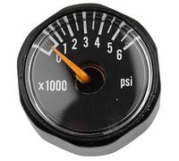 Joyzan Mini Manómetro, Válvula de Precisión Manómetros 1/8NPT Dióxido Carbono Micro Pantalla Control Vacuómetro Presión Aire Precisa Portátil Compacto para Combustible Aire Aceite Agua(6000)