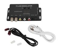 Joyzan Modulador UHF, Modulador UHF TV Link Extensor IR Convertidor AV a RF Pantalla de Canal con Cable de Carga USB Nivel de Salida de Audio y Video Ajustable para Fuente AV