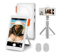 Joyzan Pantalla de Monitor para Teléfono, Cámara Vlog Monitor Selfie Magnética 60fps Inalámbrico Ajuste Distancia Focal Altavoz Integrado 2300mah Fotocamera Posteriore Autorretratos Vídeo LiveStream