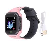 Joyzan Reloj Inteligente para Niños, Teléfono Celular para Niños y Niñas con Sos Tracker IP65 Relojes con Pantalla Táctil Gemes a Prueba de Agua, Modo Aula,Niños de 5 a 12 Años (Rosado)