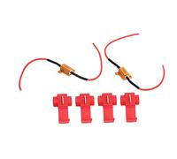 Joyzan Resistencia de Carga Led, Decodificador de Led, Coche Resistencia de Carga Bobinada 10w 39W Adaptador Intermitente Error De CorreccióN De Flash Condensador Decodificador Cable Para Coche Moto