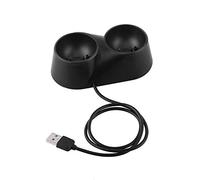 Joyzan VR Stand Dual Charger Dock, Carga Soporte para Playstation Estación con Doble Play Station Ps4 VR Mandos A Distancia Controlador VR Maximice Su Espacio Trabajo Seguro Dormitorio Oficina Hogar