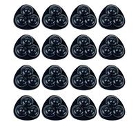 JOZMMZEOOA 16 Piezas Ruedas Muebles Pequeñas,Ruedas Giratorias Rotación de 360 Grados Autoadhesivo Rueda Adhesiva Silencioso Ruedas Bola,para Cubos Cocina Basura (Nailon Negro)