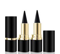 JOZMMZEOOA 2 Piezas Delineador Ojos,Delineador de Ojos Mate Secado Rápido Waterproof Maquillaje Ojos Perfecto Liner Sensitive Fine Liner a Prueba Eyeliner de Larga Duración Lapiz Ojos(Negro)