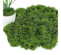 JOZMMZEOOA Musgo Artificial 200g Verde Scuro Falso Musgo Natural Artesanal Suave Plantas Artificiales Decorar Reutilizable Esponjoso Moss,para Arreglos Florales,Plantas en Macetas