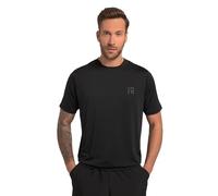 JP 1880 Active, T-Shirt, función, Flexnamic, Bauchfit, 1/2 Camisetas, Negro, XXXXXL para Hombre