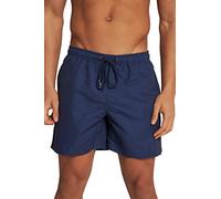 JP 1880 Bañador Con Estampado Completo, Bañador corto para Hombre, Azul Noche Mate, 6XL
