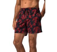 JP 1880 Bañador de Playa con Cintura elástica, Estampado Floral 823076, Azul Oscuro, XXXL
