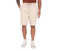 JP 1880 Bermudas con Aspecto de Lino Pantalones, Vainilla, 6XL para Hombre