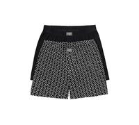 JP 1880 Boxers, Oeko-Tex, Pack de 2, Calzoncillos, hasta la Talla 7XL Negro 5XL 840433100-5XL