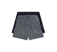 JP 1880 Calzoncillos Tipo bóxer para Hombre, 2 Unidades, diseño de Rayas, Azul Marino, 7XL