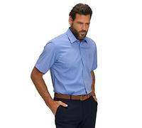 JP 1880 Camisa, de Negocios, no Requiere Planchado, Cuello inglés, Manga Corta, Corte cómodo, hasta 8XL Azul Claro 6XL 804891700-6XL