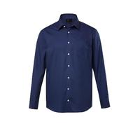 JP 1880 Camisa ejecutiva, no precisa plancharse, Cuello Kent, Manga Larga, Ajuste cómodo Azul Navy 8XL 804890130-8XL