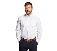 JP 1880 Camisa ejecutiva, no precisa plancharse, Cuello Kent, Manga Larga, Ajuste cómodo Blanco Nieve 8XL 804890200-8XL