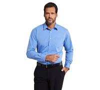 JP 1880 Camisa, ejecutiva, no precisa plancharse, Cuello Kent, Manga Larga, Ajuste cómodo, hasta la Talla 8XL Azul Claro 3XT 804890700-3XT