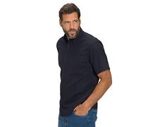 JP 1880 Camisa de Mezcla de Lino, Media Manga, Cuello Abotonado, calce Moderno Marina Oscuro XL 782692730-XL
