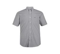 JP 1880 Camisa, Negocios, Manga Corta, Cuadros de Vichy, hasta 8XL, Corte cómodo Negro 8XL 722860130-8XL