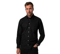 JP 1880 Camisa para Hombre, Negro, 4XL
