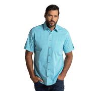 JP 1880 Camisa, Uniforme, Media Manga, Cuello Kent, Corte Moderno Turquesa 6XL 723283750-6XL