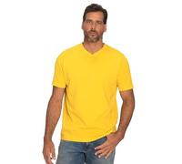 JP 1880 Camiseta básica, Cuello de Pico Amarillo 5XL 702415620-5XL