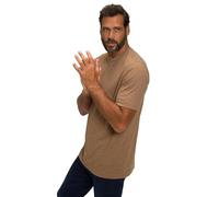 JP 1880 Camiseta, básica, Cuello Redondo, algodón Peinado, hasta la Talla 8 XL marrón Claro 5XL 702558322-5XL