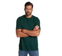 JP 1880 Camiseta, básica, Cuello Redondo, algodón Peinado, hasta la Talla 8 XL Verde Oscuro 5XL 702558442-5XL