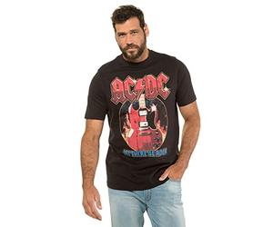 JP 1880 Camiseta, Camiseta de Banda, ACDC, Manga al Codo Negro 3XL 720232100-3XL