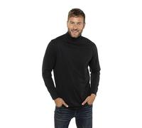 JP 1880 Rollkragenshirt Langarm Jersey Camisa Manga Larga, Hombre, Negro (Schwarz 10), 5XL Grande
