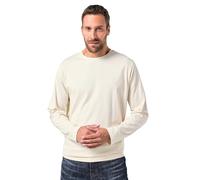 JP 1880 Camiseta de Manga Larga, básica, Talle bajo, Cuello Redondo, hasta la Talla 8 XL Gris Arena 5XL 827128151-5XL