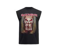 JP 1880 Camiseta de Tirantes Iron Maiden, Negro, XXXL para Hombre