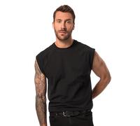JP 1880 Camiseta de Tirantes para Hombre RH con Hombros Descubiertos, Negro, 6XL
