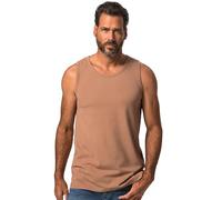 JP 1880, Camiseta de Tirantes para Hombre, Tallas Grandes, marrón Claro, XXXXXL