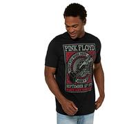 JP 1880 Camiseta, Grupo de música, Pink Floyd, Media Manga Negro 8XL 720235100-8XL