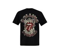 JP 1880 Camiseta, Grupo de música, Rolling Stones, Media Manga Negro XXL 782649130-XXL