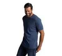 JP 1880 Camiseta básica, Cuello de Pico Mezcla Azul Medio 5XL 702415731-5XL