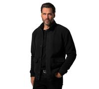 JP 1880 Cazadora de Tejido Polar, Forro Teddy, Cuello alzado, Bolsillos Dobles, hasta la Talla 8 XL Negro 3XL 831302100-3XL