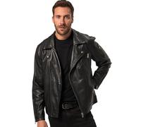 JP 1880 Chaqueta Motera, Cuero, Piel ovina Muy Fina Negro 7XL 830586100-7XL