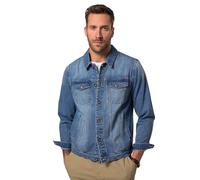 JP 1880 Chaqueta Vaquera Bolsillos en el Pecho, Tapeta de Botones Azul Vaquero Mate 3XL 826234190-3XL