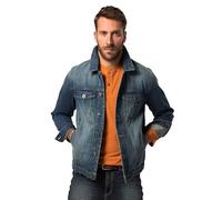 JP 1880 Chaqueta Vaquera, Bolsillos en el Pecho, Tapeta de Botones, hasta la Talla 8 XL Vaquero Azul 6XL 826234902-6XL