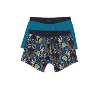 JP 1880 Flexnamic Oeko-Tex - Pack de 2 Calzoncillos para Hombre, Potente petróleo, XXL