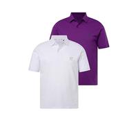 JP 1880 Polos, Basic, Paquete de 2, piqué, algodón Peinado Ciruela XXL 704317837-XXL