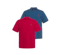 JP 1880 Polos, Basic, Paquete de 2, piqué, algodón Peinado Magenta 7XL 704317531-7XL